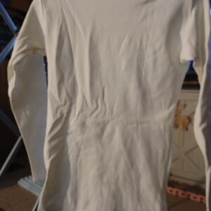 Adams White Long Sleeve Shirt